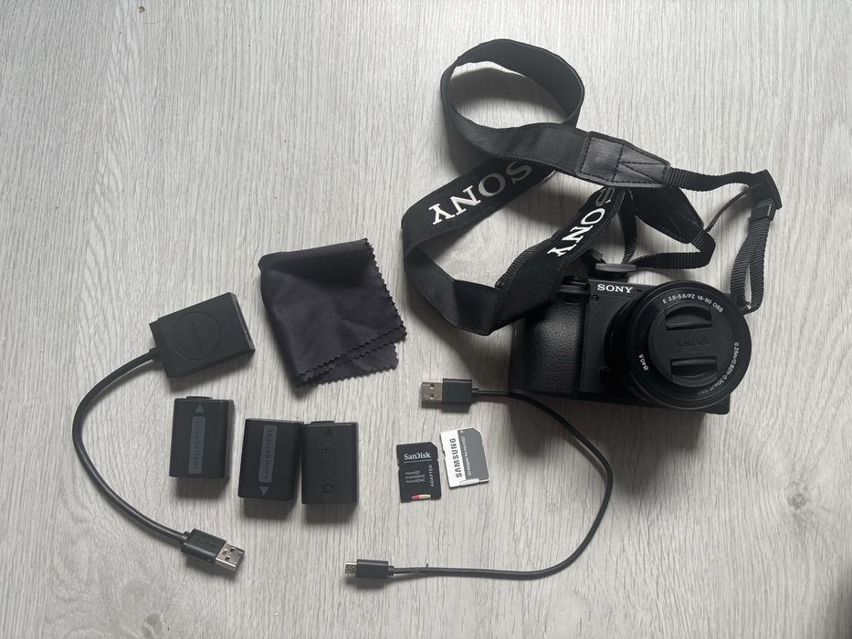 Sony A6400 + 16-50mm OSS  | przebieg 5018 zdjęć | zestaw