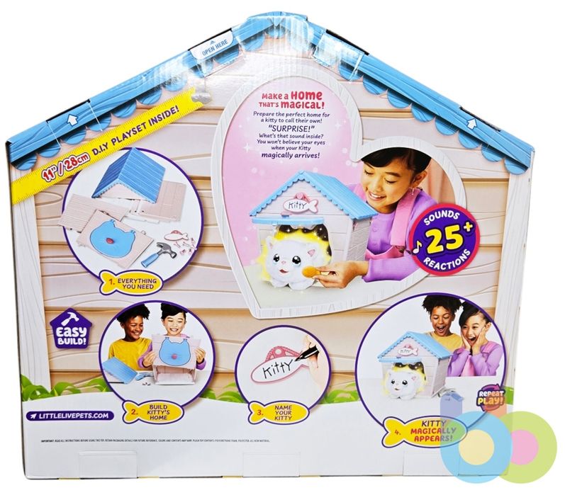 Інтерактивна іграшка Будинок з сюрпризом Little Live Pets My Kitty's!