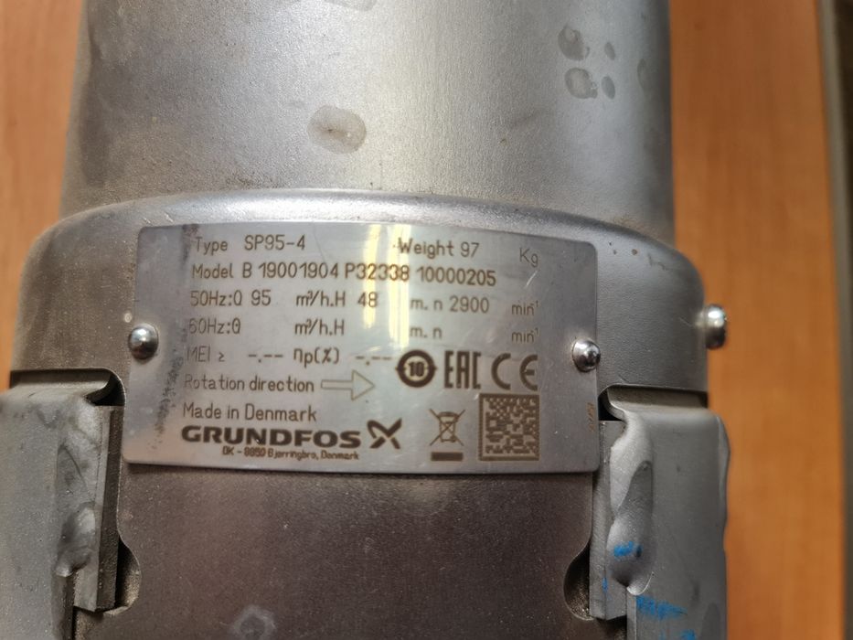 Pompa głębinowa SP95-4MS6000 18.5kW3x380-415V