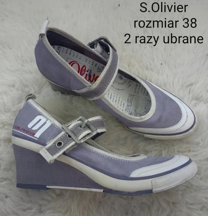 Buty na koturnie S.Oliver rozmiar 38 damskie
