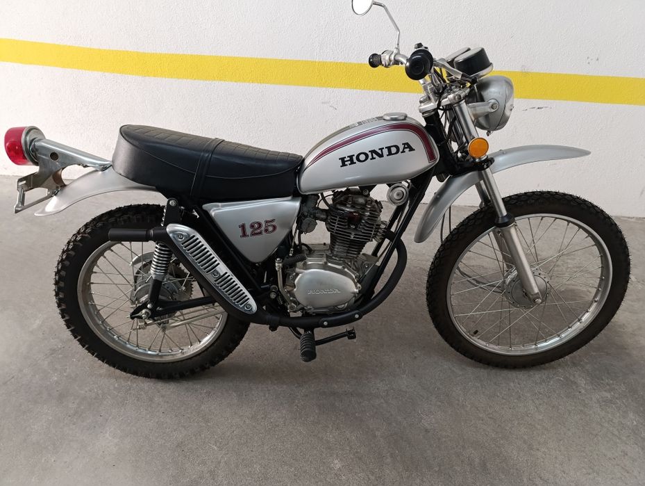 Honda sl 125 sem matrícula