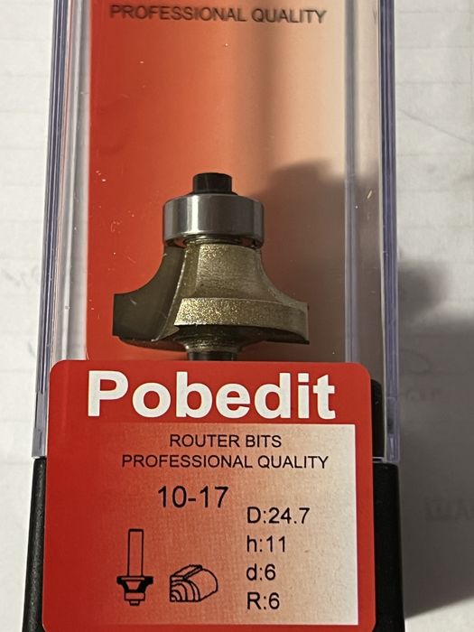 ぼぶページ Фрези по дереву з хвостовиком 6 мм. “POBEDIT”: 185 грн. - Прочий