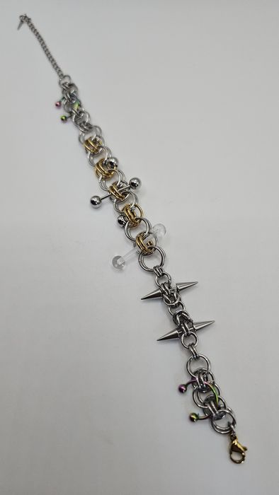 Bransoletka alternative kolce piercing stal nierdzewna