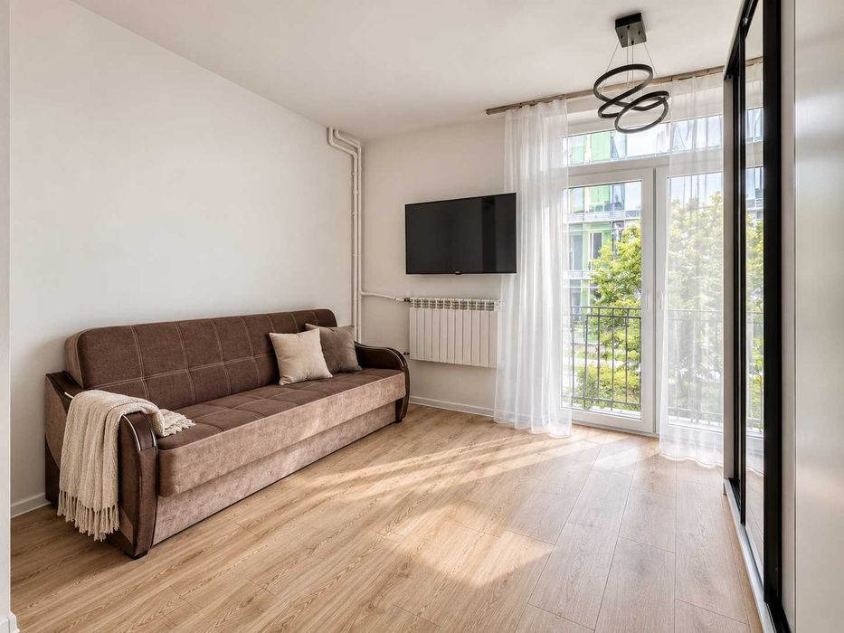 Nowoczesne mieszkanie | Powiśle | Balkon