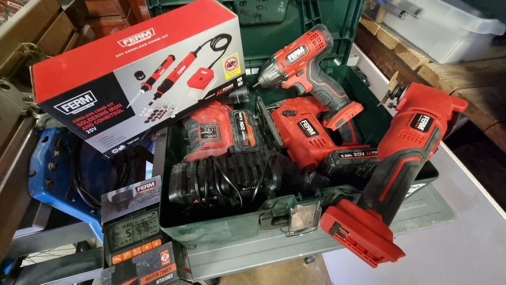 Zestaw narzedzi elektrycznych na aku