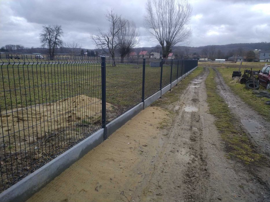 Kompletne Ogrodzenie Panelowe 153cm fi 4mm