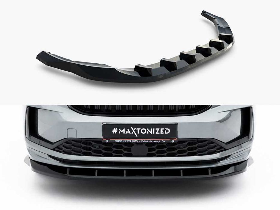 Тюнинг обвес Skoda Kodiaq 2 Sportline сплиттер губа пороги диффузор