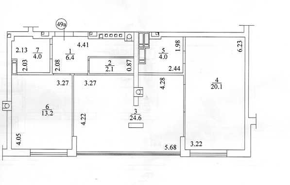Продам 3х кімнатну квартиру Щасливе ЖК 7Я