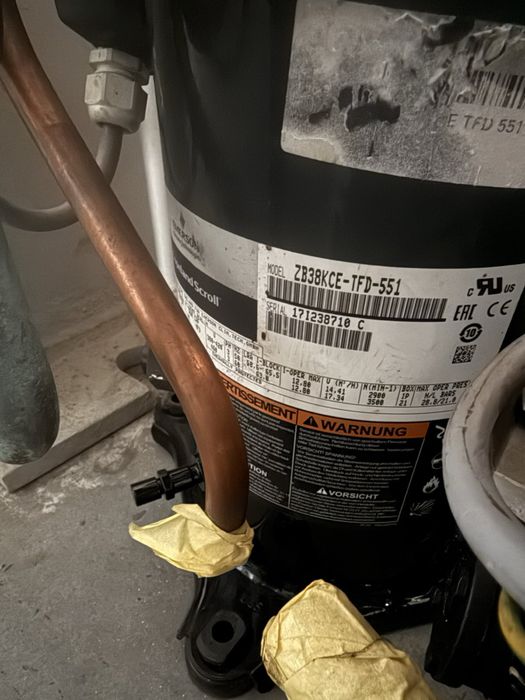 Компресор Copeland Scroll ZB38KCE  б/в