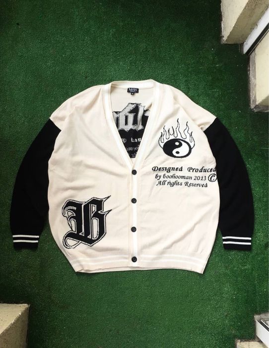 Stylowy oversize big size boxyfit cardigan sweter kardigan