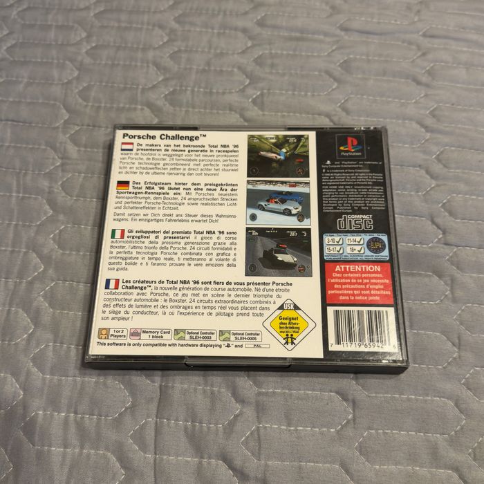 Porsche Challenge PS1 - Completo (C/ Manual) - PlayStation 1