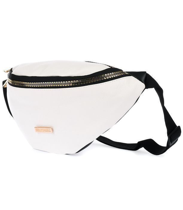 Biała nerka saszetka damska biodrówka BELTIMORE eko V19 elegancka nowa