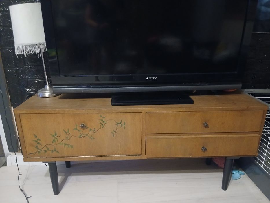 Stolik rtv lite drewno