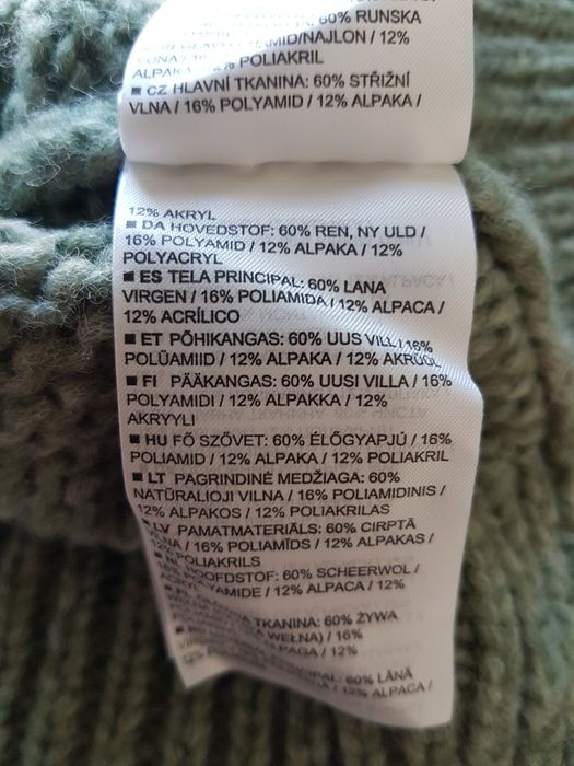 M 38 Marc O'Polo Denim kardigan damski sweter rozpinany guziki wełna