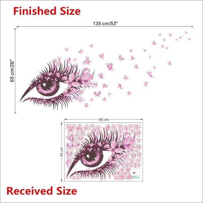 39. naklejka na ścianę oko