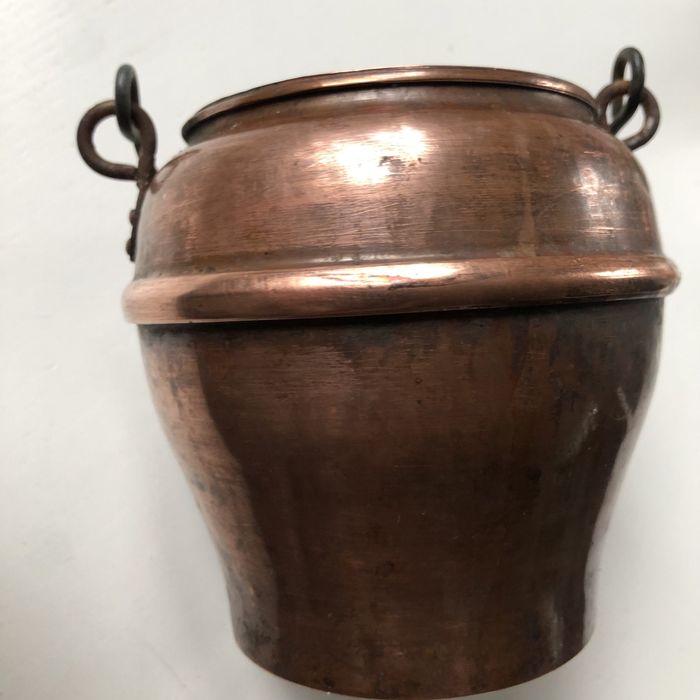 Кашпо мідь вінтаж відерце