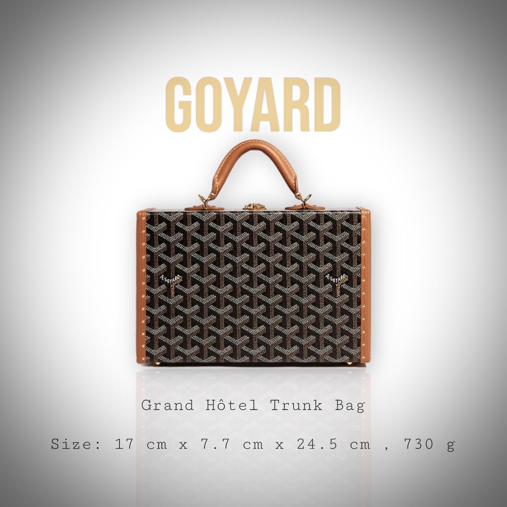 goyard grand hotel trunk bag