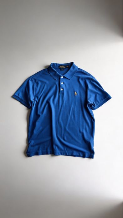 Футболка Polo Ralph Lauren | Поло Ральф Синє L Old Money