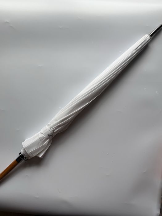 Duży parasol parasolka biała 120cm XXL