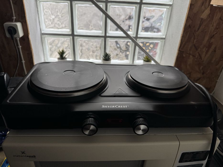 Placa electrica de duas bocas