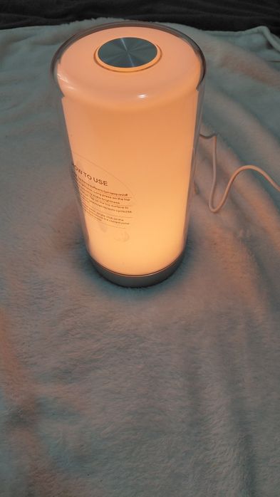 Lampka nocna RGB z budzikiem