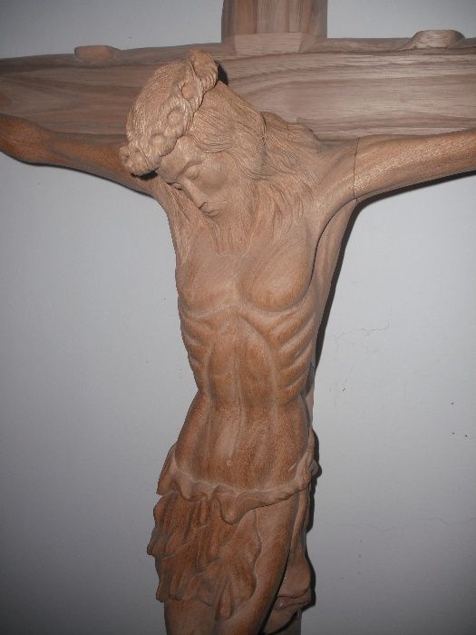 Escultura Arte Sacra Talha Madeira Cristo