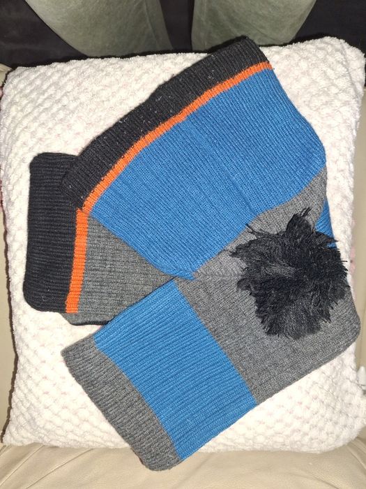 Szalik i czapka dla dziecka zestaw zimowy