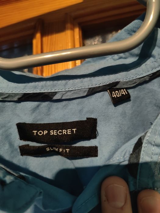 Niebieska koszula Top Secret
