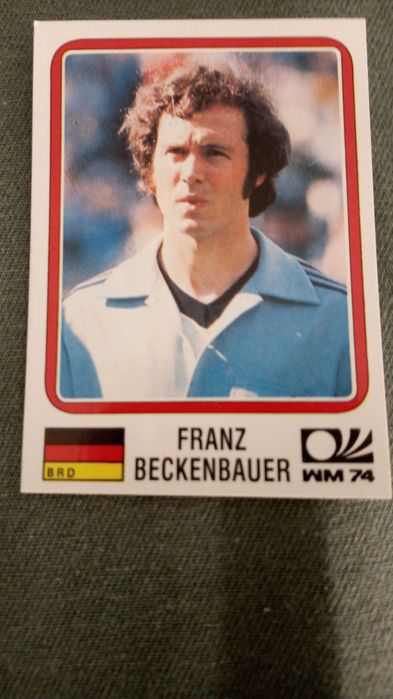 Cromo Panini World Cup Story de Franz Beckenbauer Mundial 74