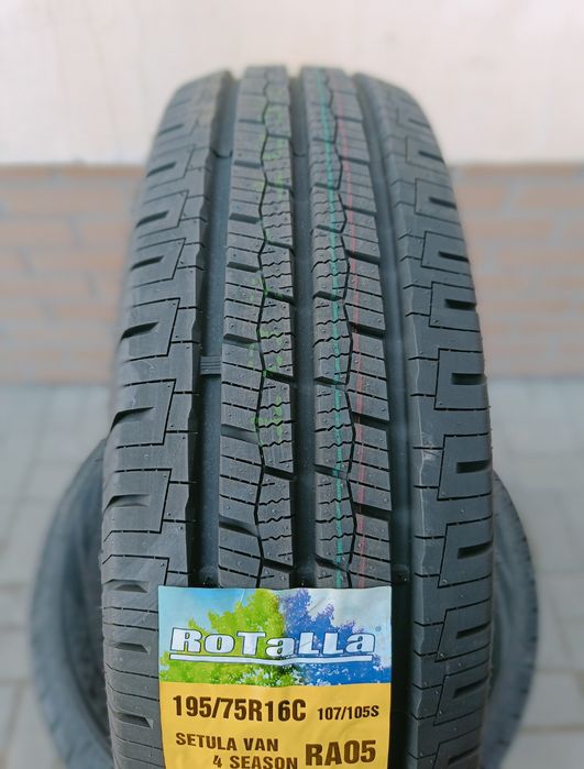 NOWA! Opona Całoroczna Dostawcza 195/75R16C Rotalla RA05 4Season