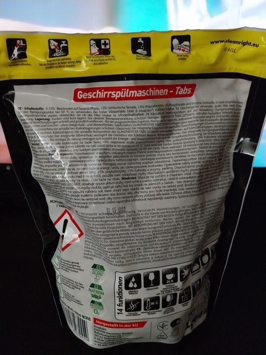 Tabletki do zmywarki Glanz Meister 90 szt.