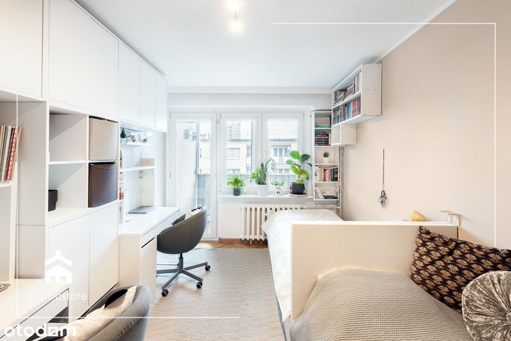 2 pokoje 44m² Rataje, loggia, blisko uczelni
