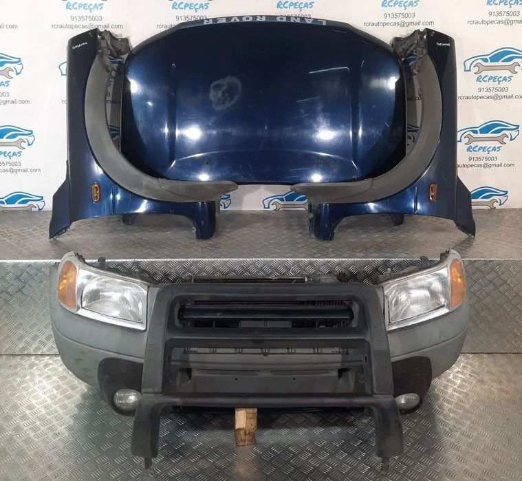 FRENTE COMPLETA LAND ROVER FREELANDER I 1 MK1 CAPOT PARACHOQUES GUARDA-LAMAS OTICAS RADIADOR VENTILADOR FRENTE FIBRA REFORÇO