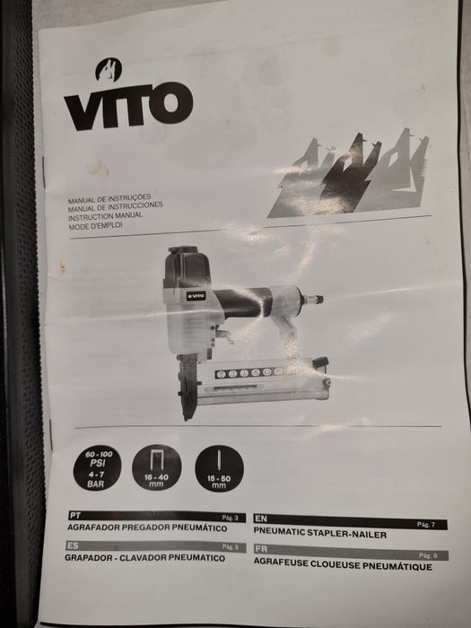 Agrafador  para compressor