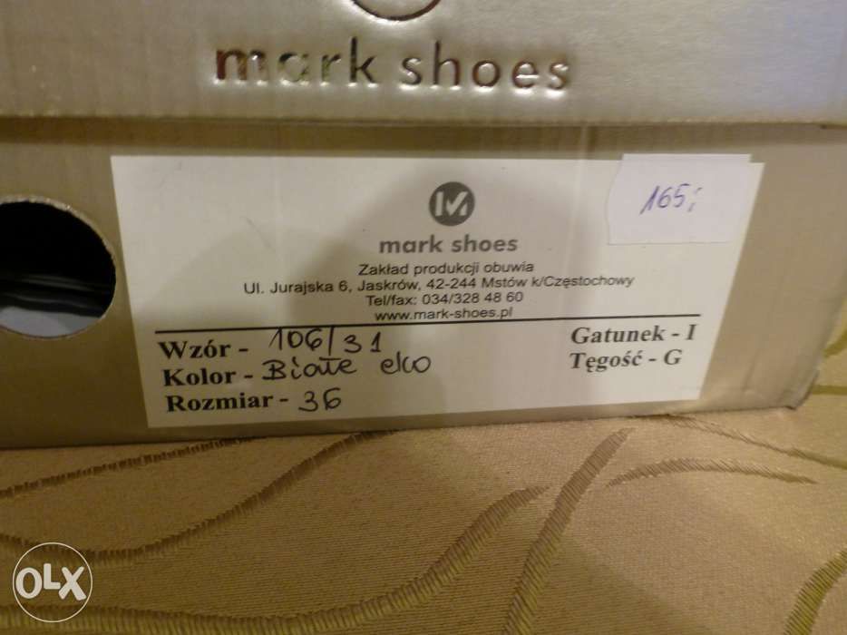 Buty ślubne białe jak nowe