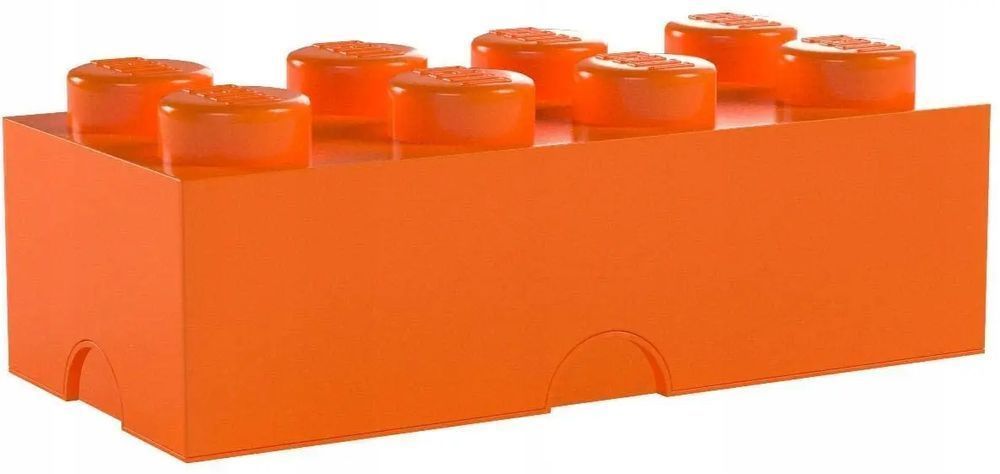 LEGO POJEMNIK 40041760 POMARAŃCZ STORAGE BRICK 8. NHG