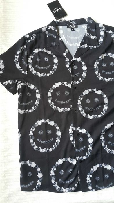Nowa  z metką koszulka boohooMan w emotikony