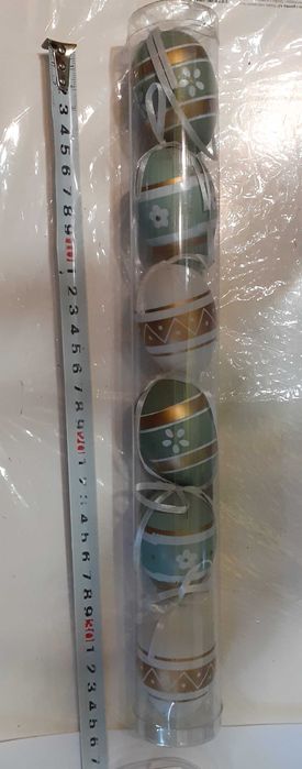 Jajka pisanki z zawieszką