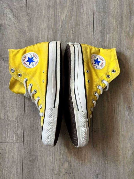 Высокие желтые кеды Converse Chuck Taylor All Star (27 см / 42–42.5 размер)