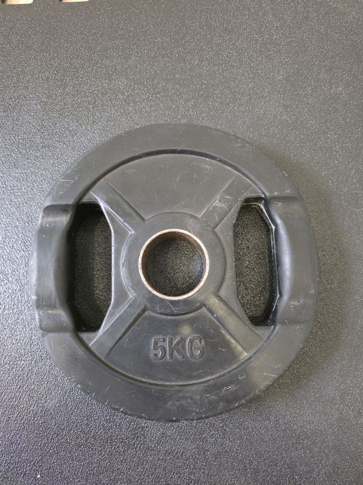 Discos de 5kg olímpicos revestidos