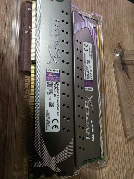 Оперативка DDR3 Kingston HyperX 8gb(4+4)1600