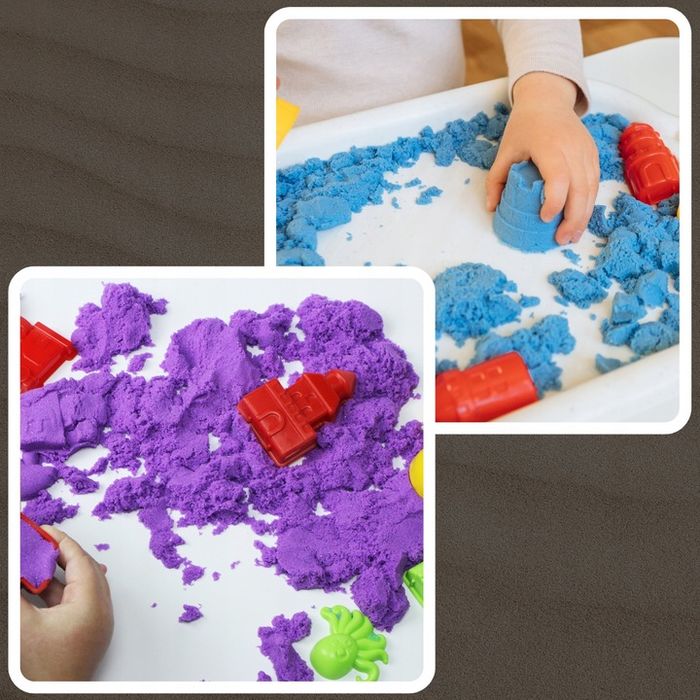 Piasek Kinetyczny 3kg + Piaskownica Basen Foremki