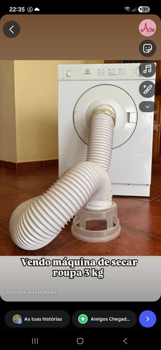 Máquina de secar roupa 3 kg