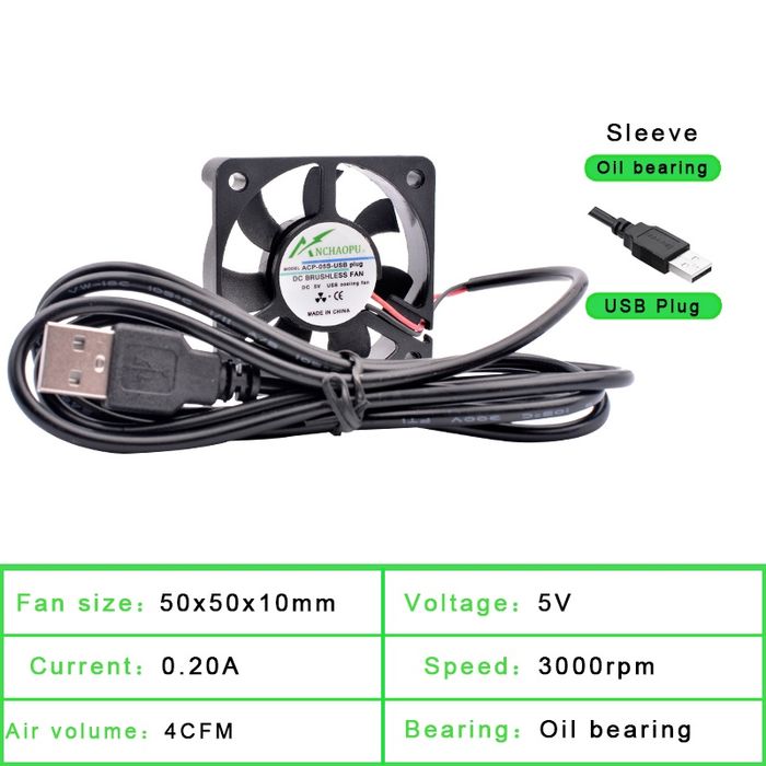 USB PC-Type Fan DC5V451422408284590083