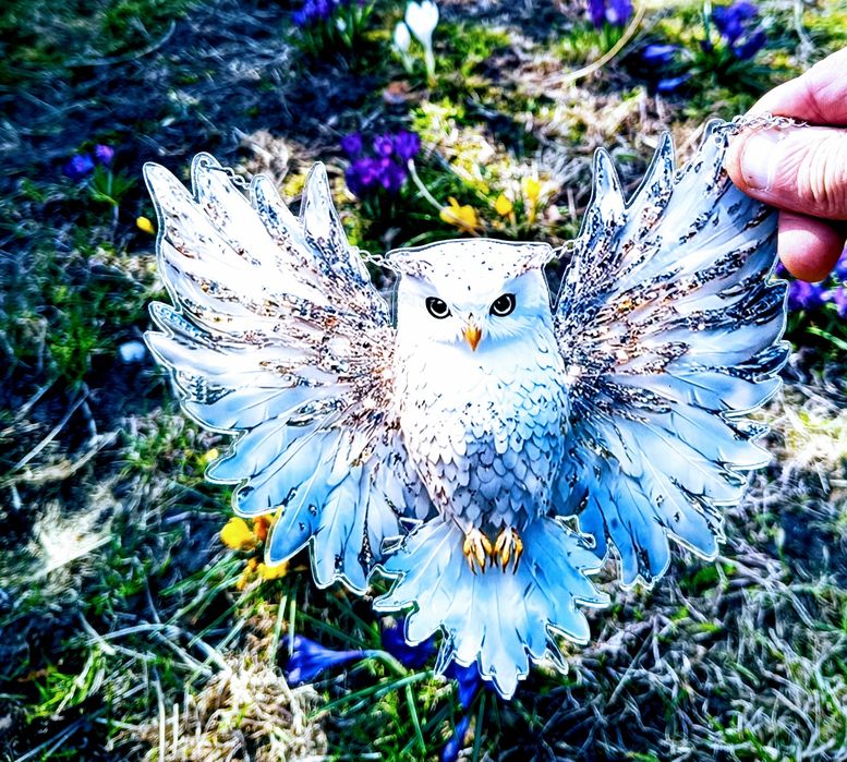 Łapacz słońca.Witraż na akrylu.20x20cm