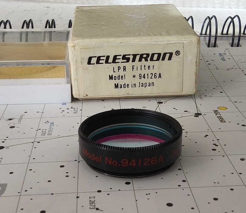 Filtro Celestron LPR UHC / Anti-poluíção 1.25" para Telescópios (Made in Japan)
