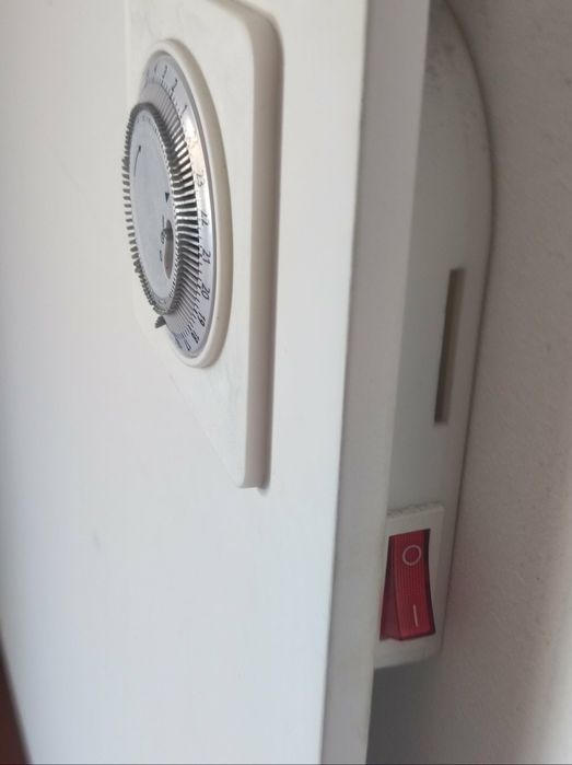 aquecedor cerâmico de parede com temporizador