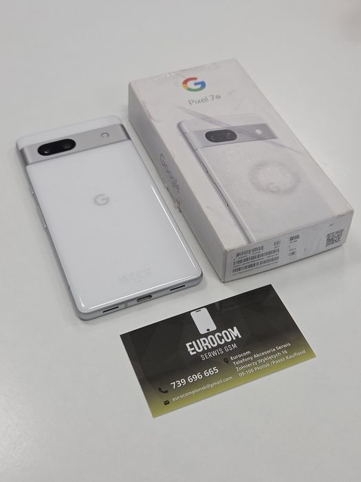 Google Pixel 7a 8/128GB White Sklep GSM CH Kaufland Pasaż