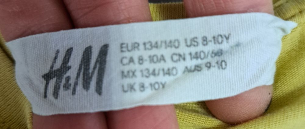 Koszulki H&M r.134/140