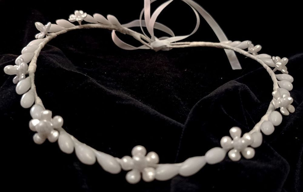 Віночок восковий весільний, вінок з парафіну